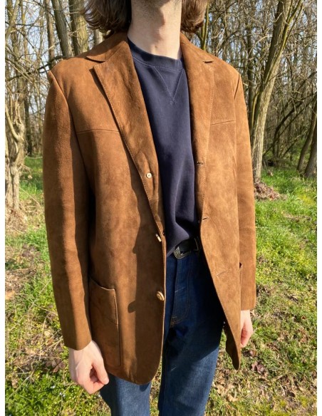 Blazer scamosciato