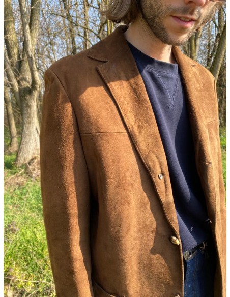 Blazer scamosciato