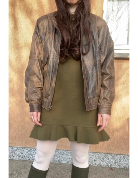 Giacca multipocket ecopelle