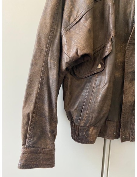 Giacca multipocket ecopelle