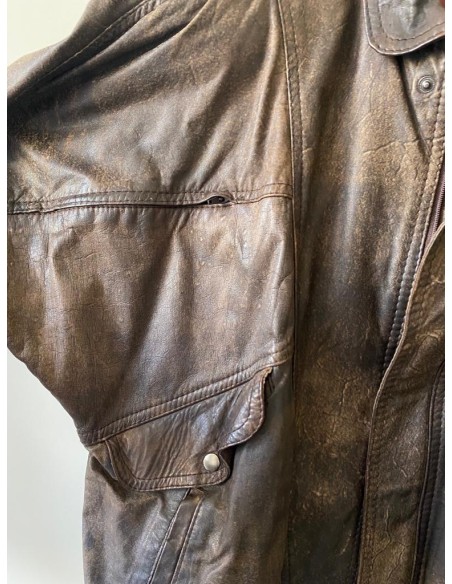 Giacca multipocket ecopelle