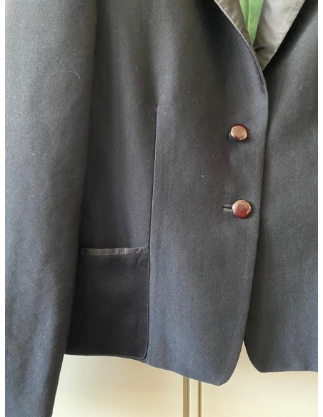 Giacca nera sartoriale