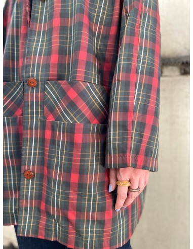 Impermeabile tartan