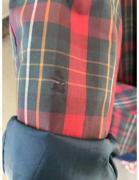 Impermeabile tartan