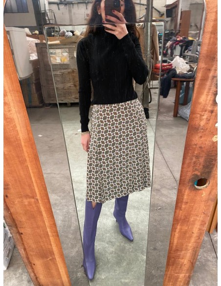 Gonna plissé sartoriale