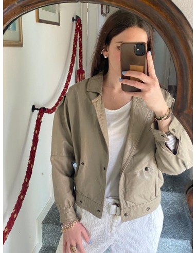 Bomber in vera pelle