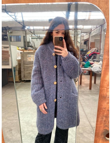 Maxi cardigan lilla