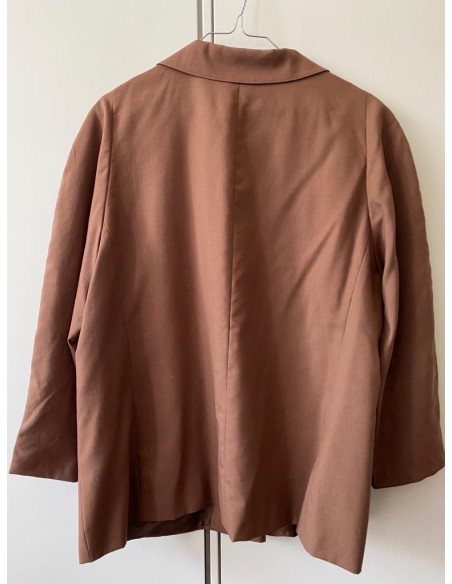 Giacca in lana marrone