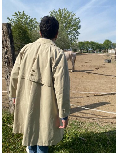 Trench beige imbottito