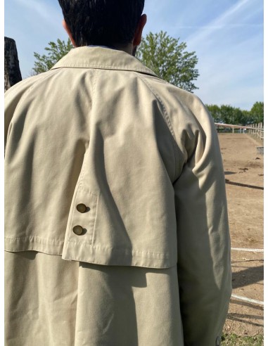 Trench beige imbottito