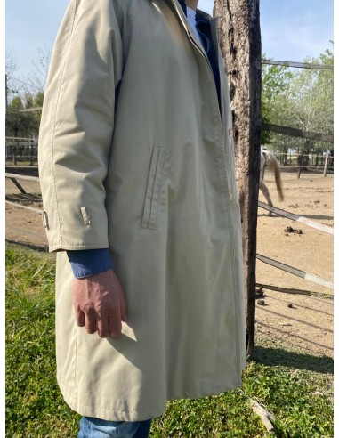 Trench beige imbottito