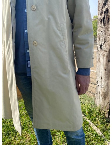 Trench beige imbottito