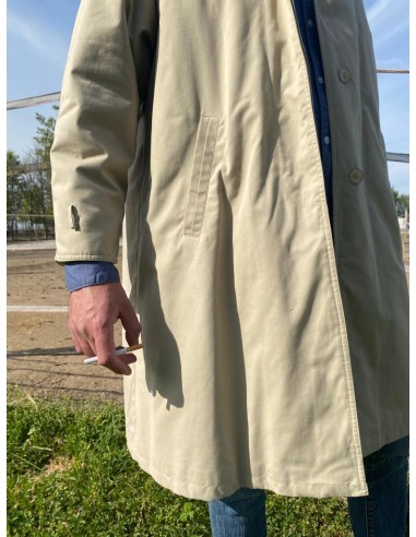 Trench beige imbottito