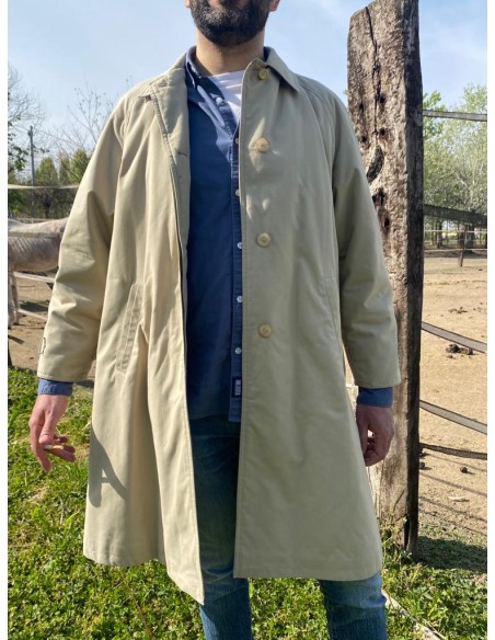 Trench beige imbottito