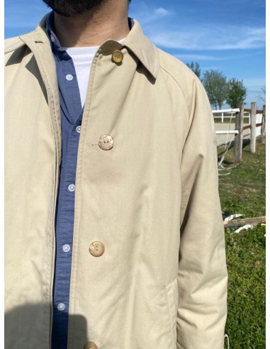 Trench beige imbottito