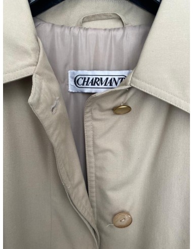 Trench beige imbottito