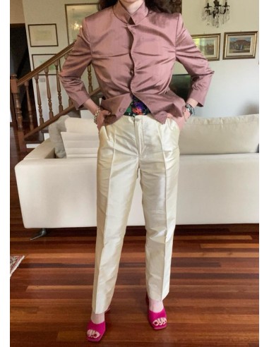 Pantalone B.A. in seta