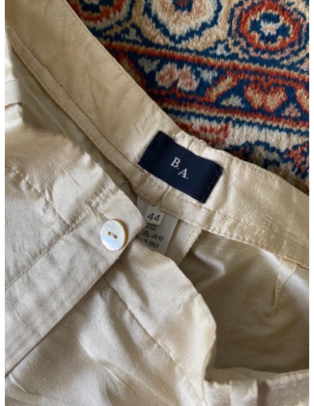 Pantalone B.A. in seta