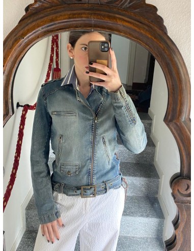 Chiodo in jeans Laltramoda