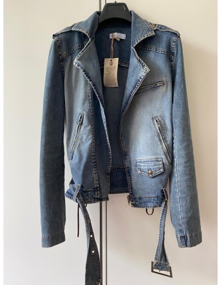 Chiodo in jeans Laltramoda