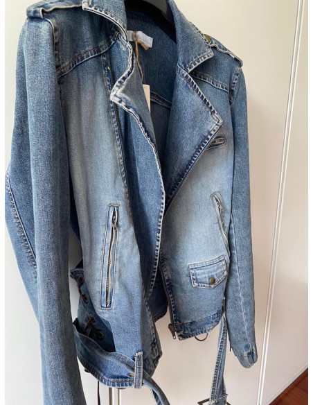 Chiodo in jeans Laltramoda