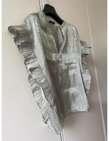 Canotta con balze laterali